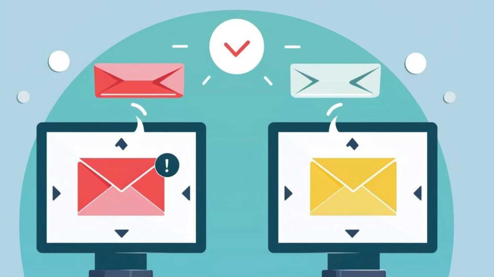 an illustration of a/b testing campaigns for email marketing metrics optimization